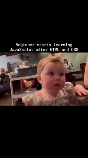 Developer Weirdness | IT humor on Instagram: "Beginner starts learning JavaScript after HTML and CSS | Don't miss a thing! Follow now! | | | | #programminghumor #programmingmemes #developerlife #devlife"