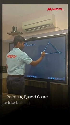 Learning geometry just got smarter with the MEPL Smart Board!