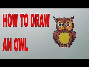 how to draw an owl easy step by step for beginners