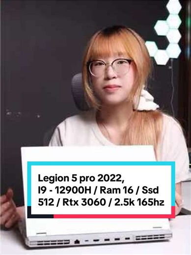 Legion 5 pro 2022, i9-12900H / Ram 16 / Ssd 512 / Rtx 3060 / 2.5k 165hz #legion #2022 #foryou #laptopgaming #citilap
