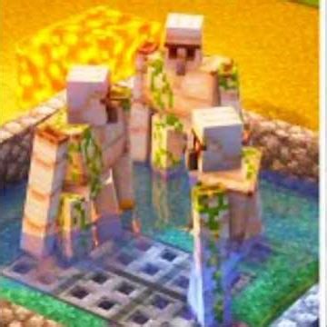 Minecraft Iron Farm Tutorial 🔥 EASY & Op ☠️ #minecraft #shortsfeed