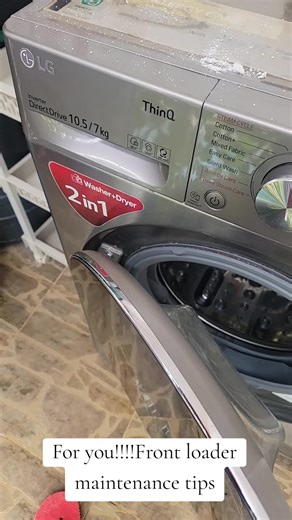 For you!!!!LG Front loader washing machine door maintenance tips #LG #fyp #friday #tips