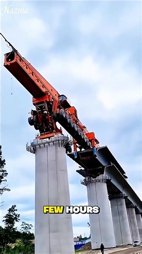 The World’s Most Powerful Machine! Amazing Bridge Segment Installation Technology”#foryou#machine