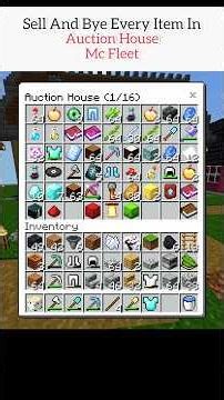 How To Sell Any Bey Every Item Auction House In MC Fleet Server 💸💸 !! #shots #Minecraft