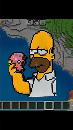 minecraft Simpsons house #minecraftbuild #minecraft #minecraftshorts #gaming #viral #simpsons