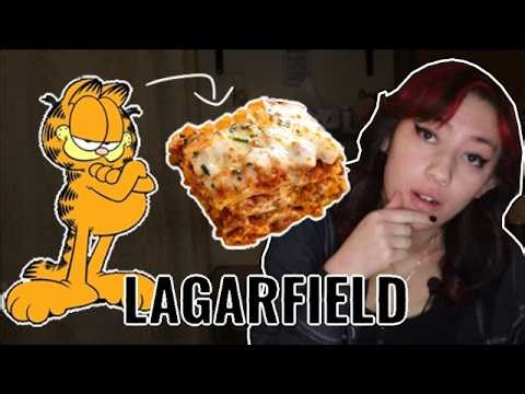 Attempting To Make Garfield Out Of Lasagna (Horrible)