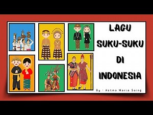 LAGU SUKU SUKU DI INDONESIA - Nada Naik Becak | SUKU BANGSA DI INDONESIA | LAGU PEMBELAJARAN | IPAS