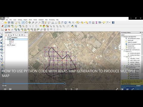 HOW TO USE PYTHON CODE WITH ATLAS MAP GENERATION TO PRODUCE MULTIPLE MAP