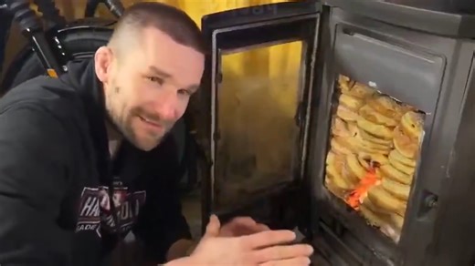 Man in Poland heated his house by burning 133 donuts in his stove, claiming they have nearly the same energy value as wood pellets, just much cheaper