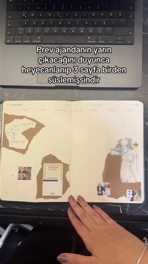 Prev Ajanda ile Yaratıcı Günlük Süslemesi