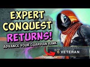 ✅Expert Conquest Is Back | Advance Your Guardian Rank Now | Destiny 2