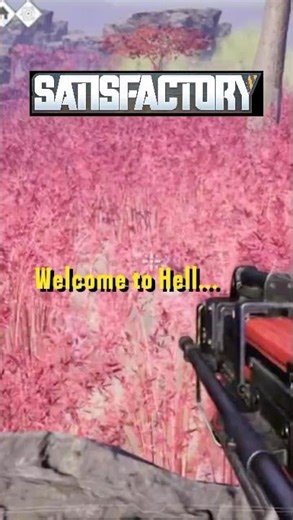 The Red Forest and Jungle are the Most Insane Biomes in Satisfactory #shorts #satisfactory