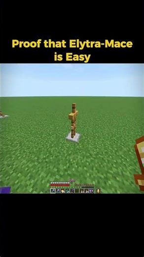 elytra mace hits different #minecraft #shorts #macepvp