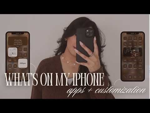 WHAT’S ON MY IPHONE (Apps I Use + Custom Setup)