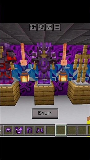 The Ultimate Amethyst Netherite Armor Set Combination! 🔮✨ #minecraft #gaming