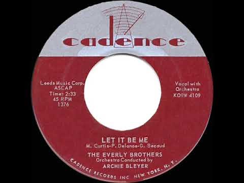 1960 HITS ARCHIVE: Let It Be Me - Everly Brothers