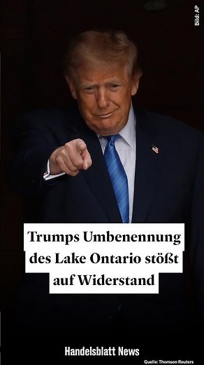 Nach Trump-Dekret: Google Maps benennt „Lake Ontario“ in „Lake America“ um