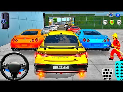 New Hyundai Elantra N car Parking in Super Shop - 3D Driving Class 2026 - Best Android iOS Gameplay