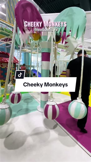 A Spring break activity for y’all! 💖✨ lots of fun & my girls loved it! • • • • #fyp #softplay #woodlandstx #houstontx #springbreak