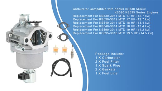 Watch RUIANOMG 22-853-02-S Carburetor Replacement For KS530 on Amazon Live