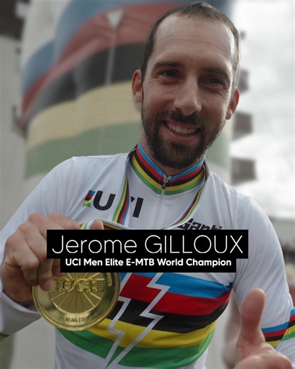 5.6K views · 62 reactions | 8️⃣ champions so far. One timeless symbol of greatness.  The first riders have conquered their races at the 2025 UCI Mountain Bike World Championships and earned their rainbow stripes, the ultimate mark of UCI World Champions.  All eyes now turn to the next races… who’s ready for more?   KBLB / Thibault Gachet / Ben Walton #Valais2025 Santini Cycling Wear | UCI Mountain Bike | Facebook