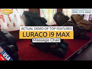 Actual Demo of The Luraco i9 Max Plus Massage Chair's Top Features