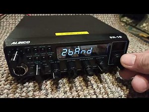 ALINCO DX10 PRZEŁĄCZANIE PASMA 10m NA 11m (CB )