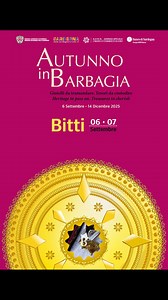 #AutunnoinBarbagia25 Programma di #Bitti | Autunno in Barbagia