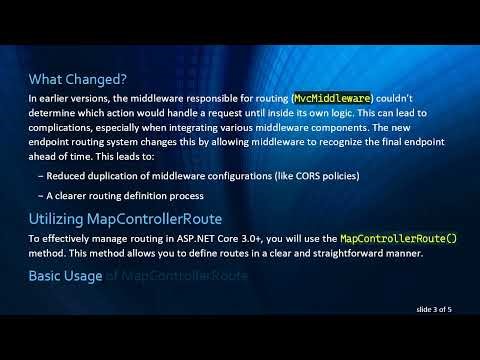 Understanding the MvcMiddleware Replacement in ASP.NET Core 3.0+