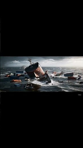 Cargo Ship Sinks Into the Sea After Breaking Apart! 🚢💀🌊