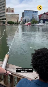 Ultramarathon swimmer Katie Pumphrey aborted her 24-mile swim from Sandy Point State Park to the Baltimore harbor because of high winds Tuesday. “Katie was swimming strong, but the safety of everyone involved was the top priority,” a spokesperson for her wrote in an email. Pumphrey said in a statement, “Open-water swimming demands flexibility, and nature doesn’t always go according to plan. I’m still excited to swim in our Harbor and highlight the progress we’ve made toward a cleaner, healthier 