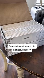 My thoughts on this tile adhesive! #tile #musselbound #DIY | Nik and Liv DIY