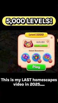 5,000 LEVELS in Homescapes!🔥🐦‍🔥 [PC]