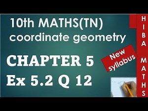 10th maths chapter 5 exercise 5.2 question 12 tn samacheer hiba maths