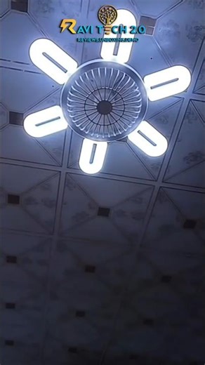 Fan Bulb Light With Remote control #shorts #ravitech20 #studiolighting #light #viral