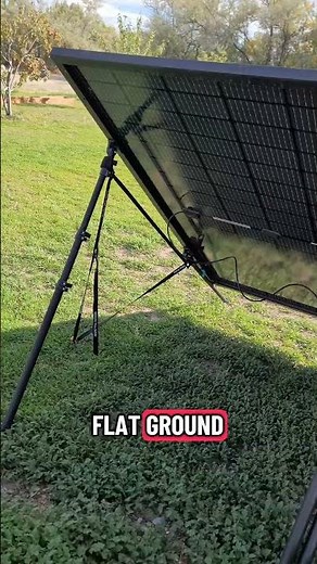 Portable Solar panel stand