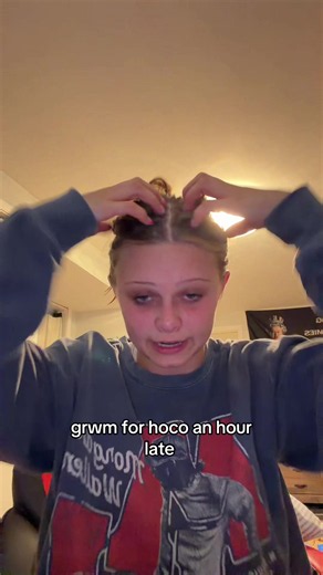 GRWM for HOCO — hair disaster recovery an hour late