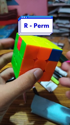 R perm in Rubik's cube #rubikscube #algorithm #viral #fyp #trending #theidiotcuber #gancube #speedcubeshop