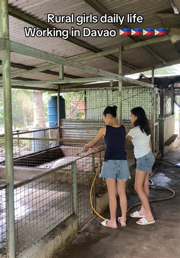 Daily Life of Rural Girls in Davao, Philippines