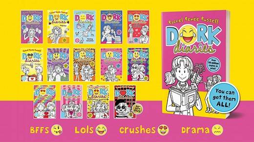 🇬🇧 Calling all of my UK fans! 🇬🇧 If you love #DorkDiaries: I Love Paris! you’ll love all my other diaries! All 14 of my other dorky adventures have been updated with gorgeous new covers! | Dork Diaries