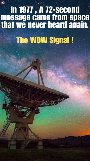 The WOW Signal #astronomy #universe #space #spacefacts #zatlas #nasa #wowsignal #mystery #cosmos