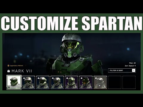 How To Customize Your Spartan, Equip Skins, And Change The Color Of Your Armor Halo Infinite