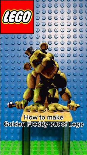How to make Golden Freddy out of Lego #lego #fnaf