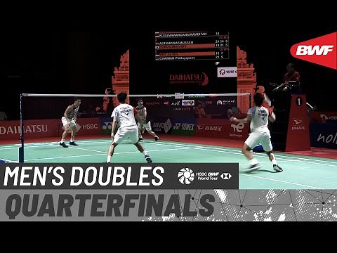 DAIHATSU Indonesia Masters 2021 | Gideon/Sukamuljo (INA) [1] vs Kusumawardana/Rambitan (INA) | QF