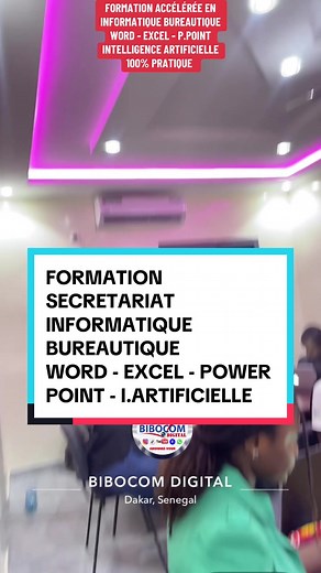Formation Accélérée en Informatique Bureautique à Dakar