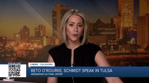 Beto O'Rourke speaks at Greenwood Cultural Center