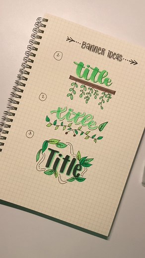 Creative Green Theme Banner Ideas
