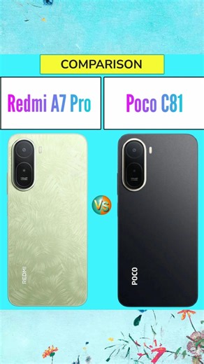 Redmi A7 Pro Vs Poco C81
