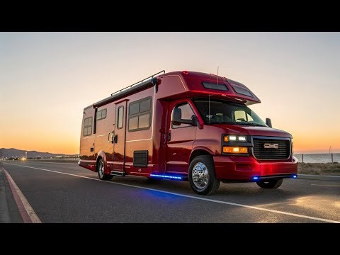 2026 GMC Camper Van 🏠 Red Edition ❤️ | The Ultimate Luxury Home on Wheels!”