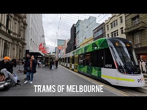 CITY TRAMS OF MELBOURNE AUSTRALIA